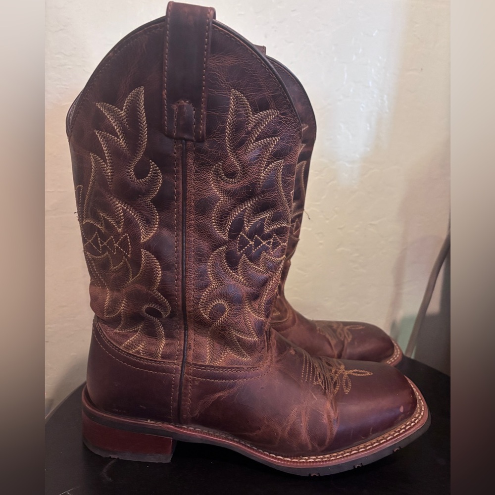 Laredo square toe cowboy boots